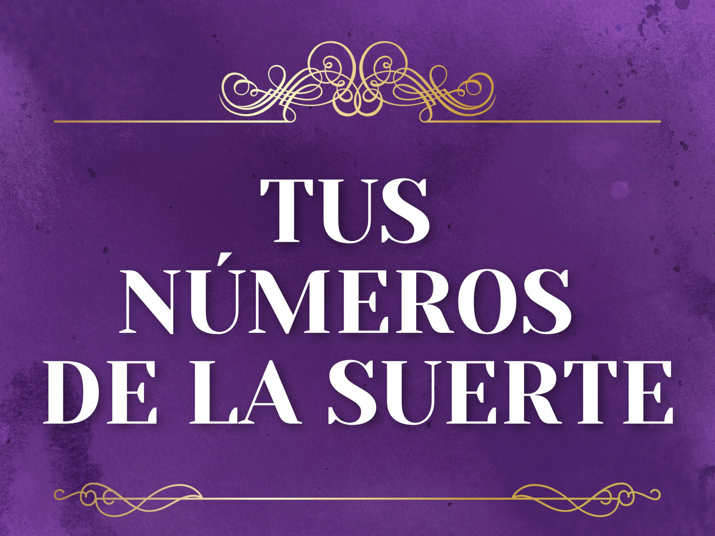 Lectura de Tus Números de la Suerte (Psíquico + Tarot)